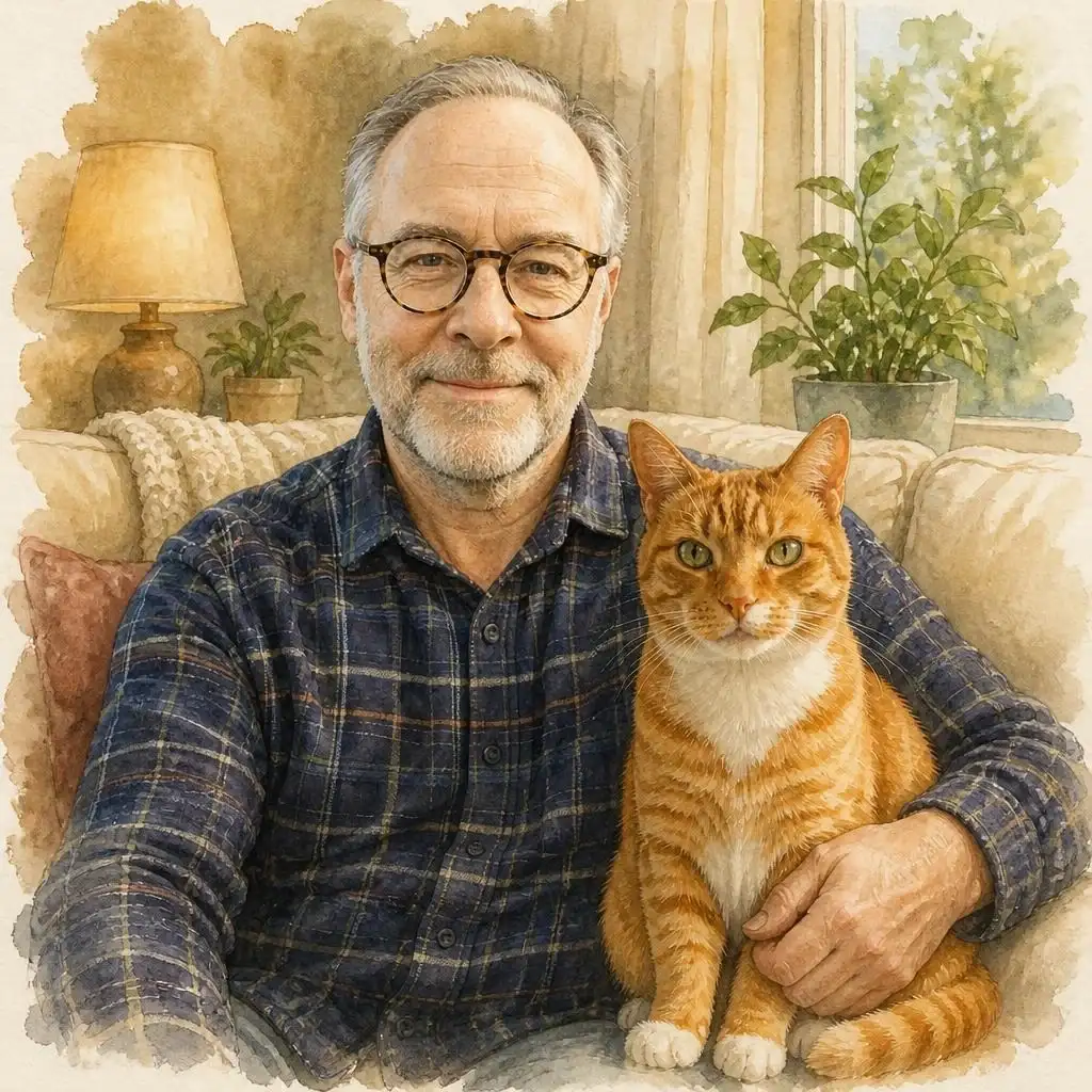 Watercolor Portrait With Your Pet you & your pet art