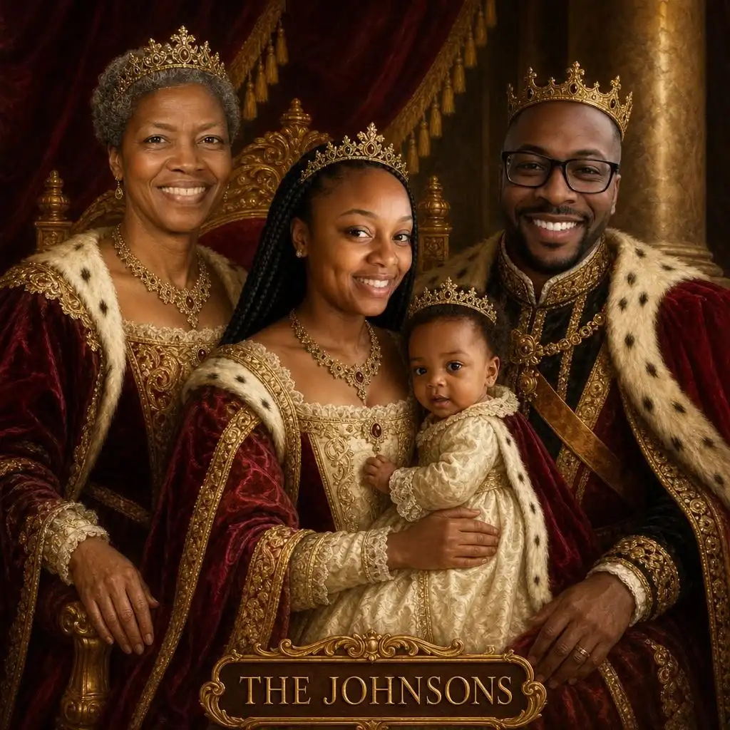 Royal Family Portrait royal art