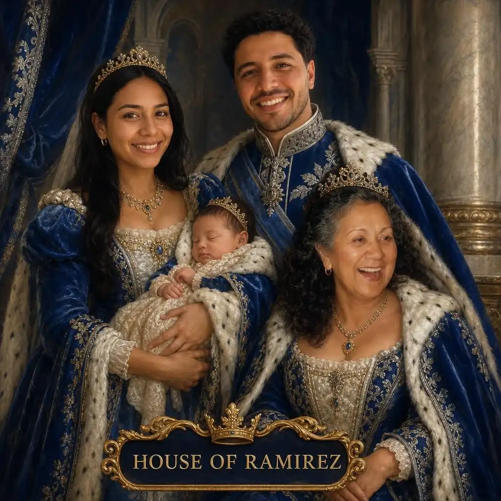 Royal Family Portrait royal art