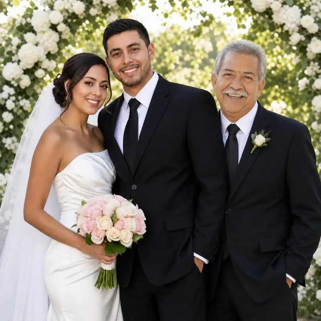 Wedding Photo with a Loved One wedding art
