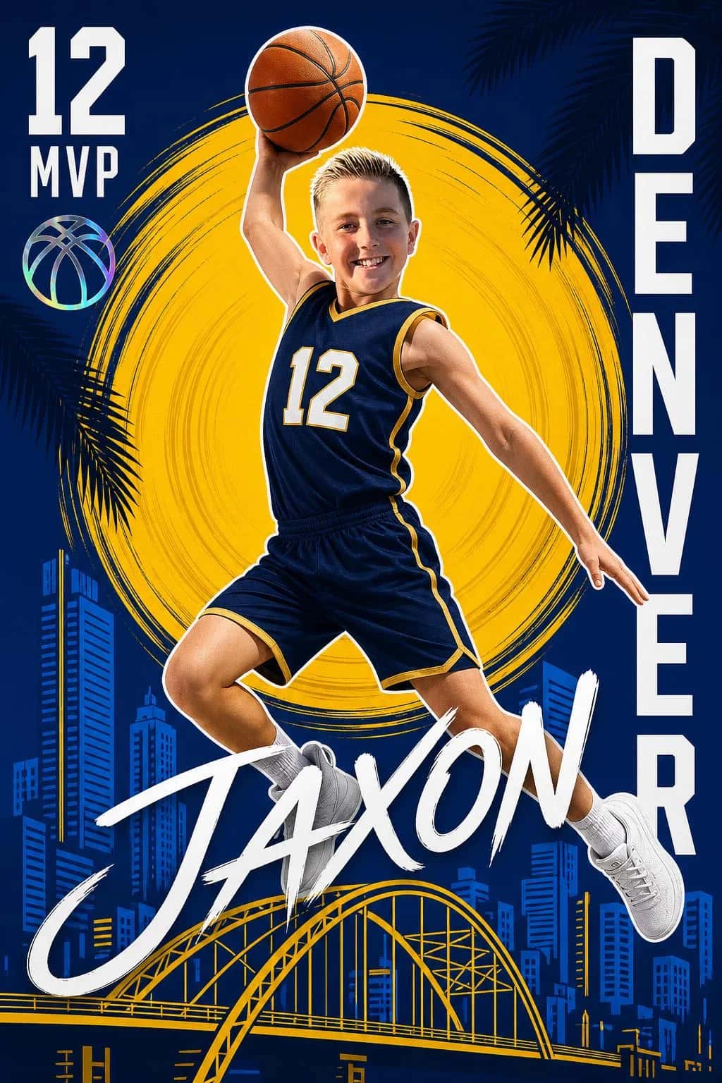 Spotlight Dunk basketball art