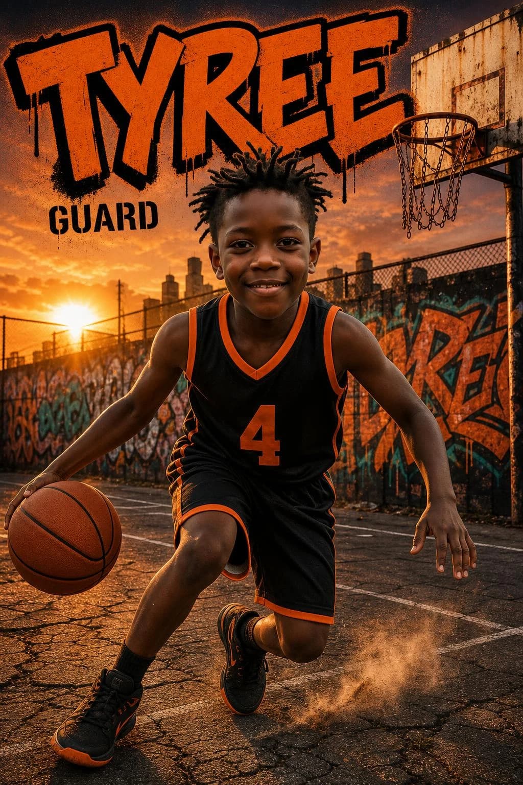 Concrete Kings basketball art