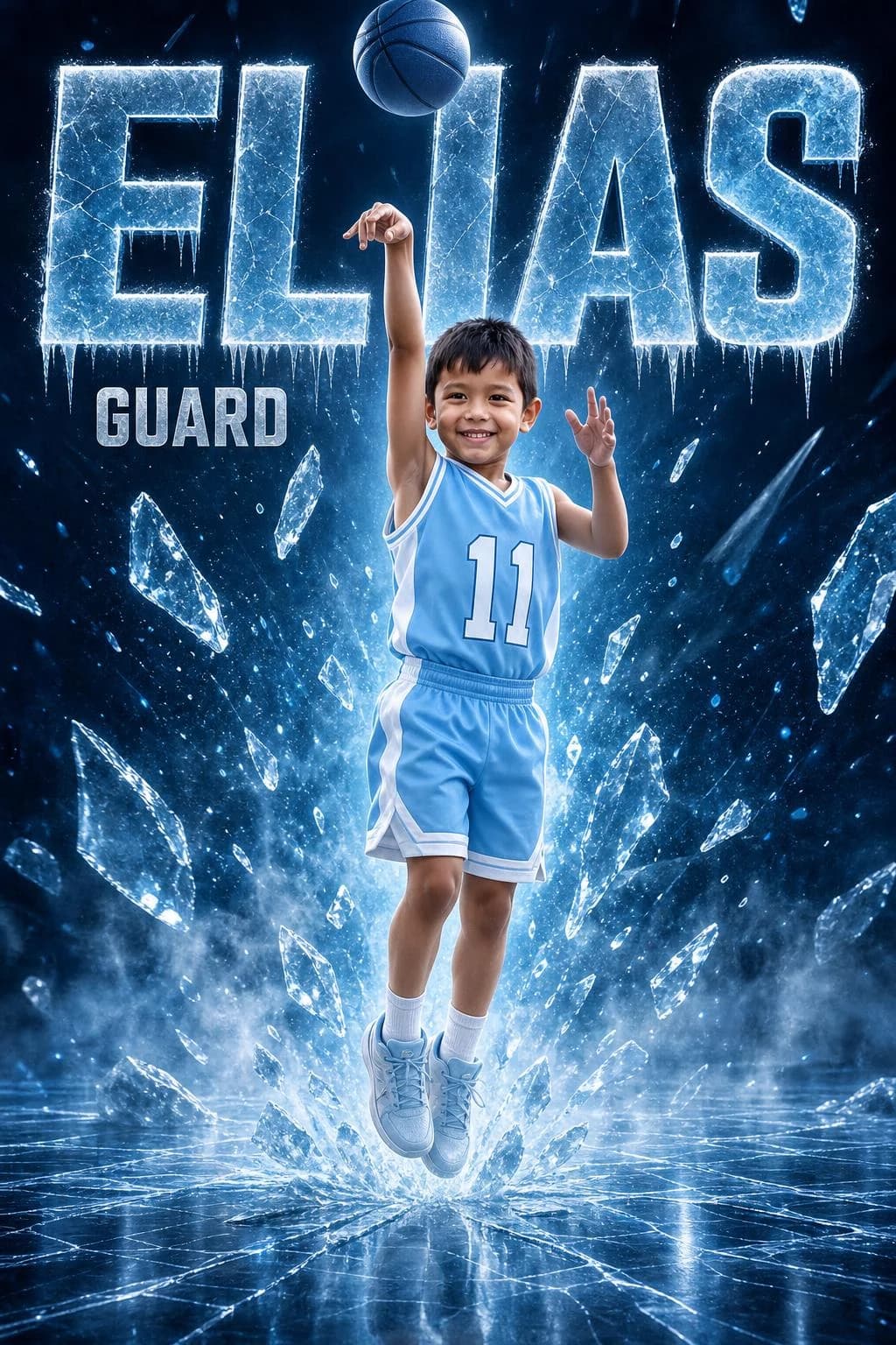 Cold Blooded basketball art