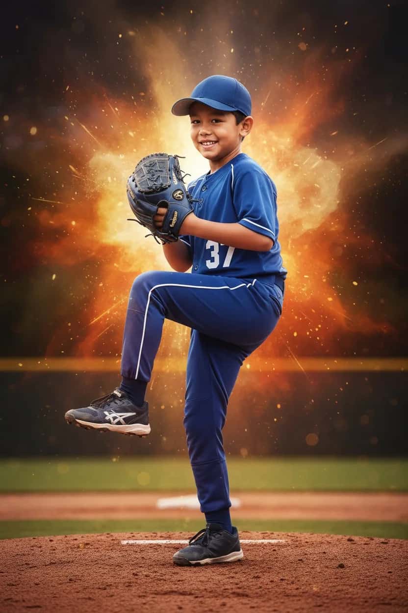 Javier Cruz — custom third base baseball card