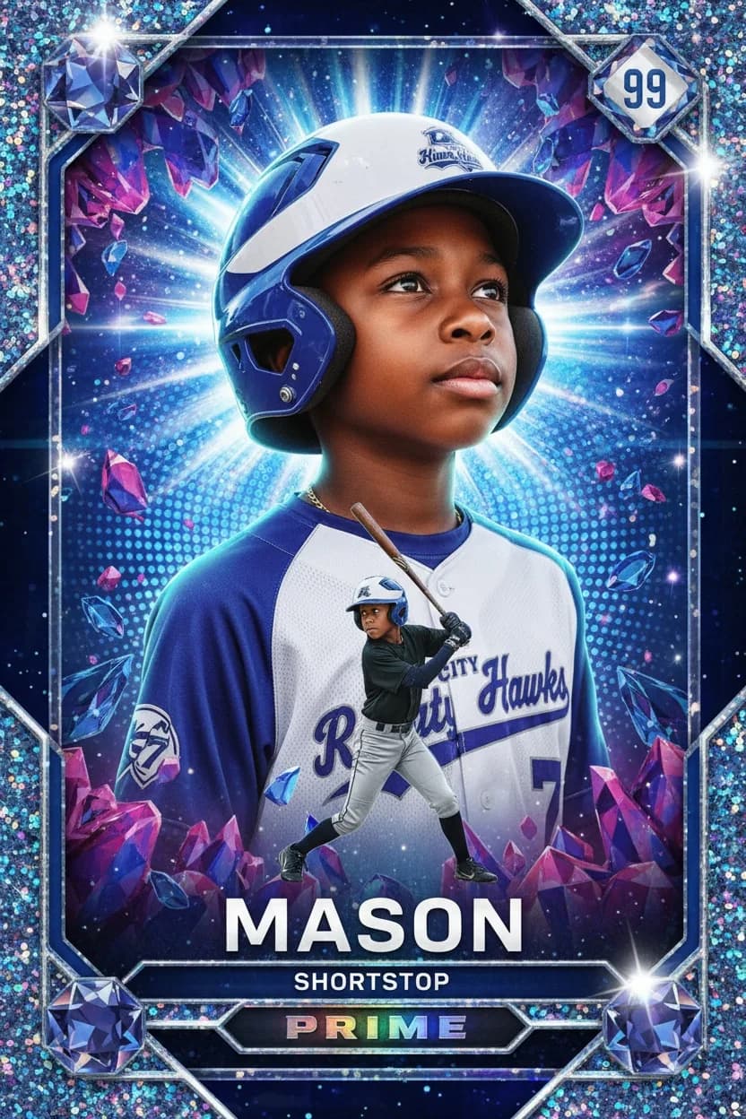 Diamond Prime baseball art
