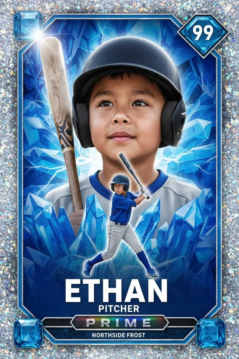 Ice Vault baseball art