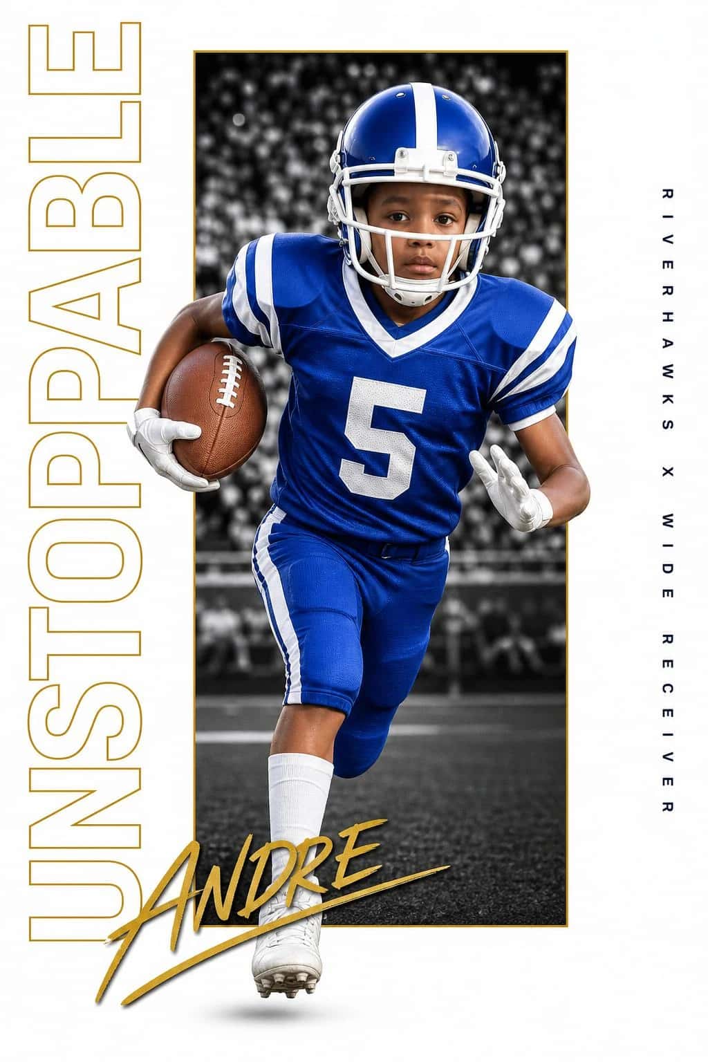 Unstoppable football art