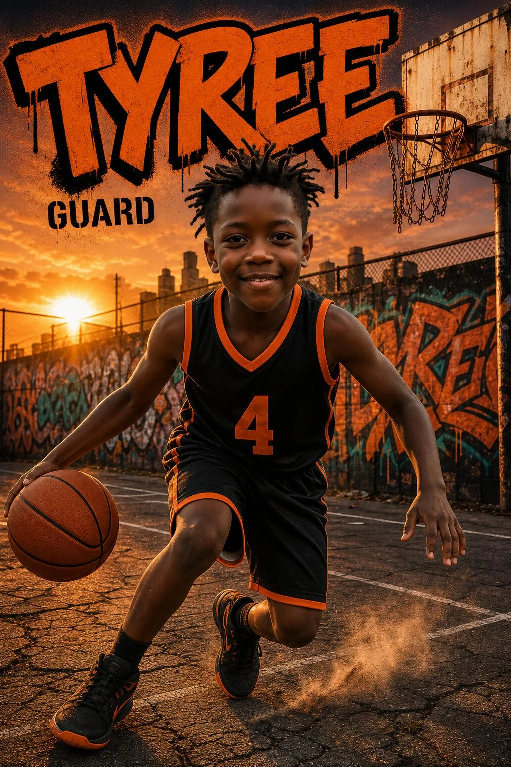 Concrete Kings basketball art