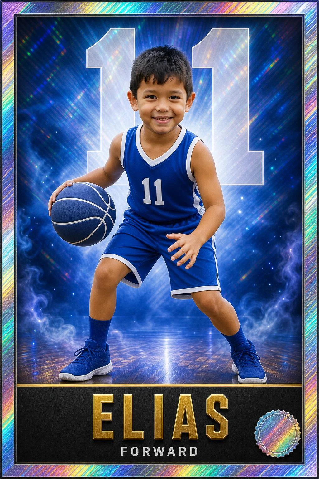 Rookie Card basketball art